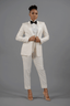 Custom IVORY Tuxedo 3 Piece